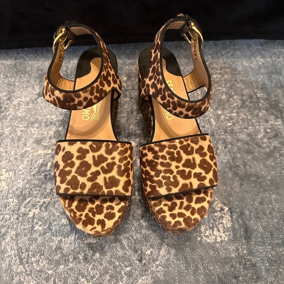 Salvatore Ferragamo Lucrezia Pony Hair Wedges - Picture 2 of 10